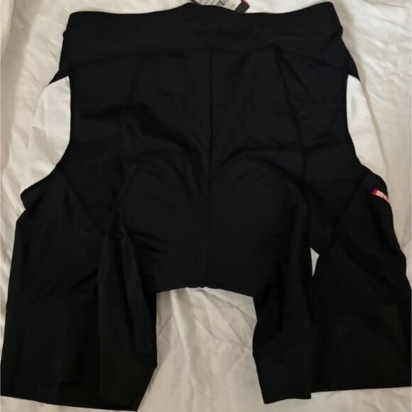 Souke Men's Cycling Shorts in Black & White, Size XXL - Picture 1 of 3